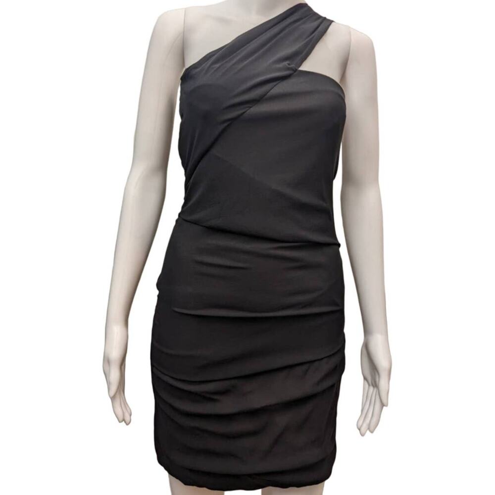 Rag & Bone Dress Size 2 Silk One Shoulder Wedding Guest Formal Date Night LBD
